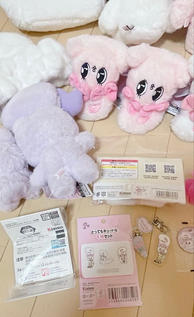 エスターバニー　ぬいぐるみ　ヘアバンド　バッグ　シュシュ　パスケース　まとめ売り