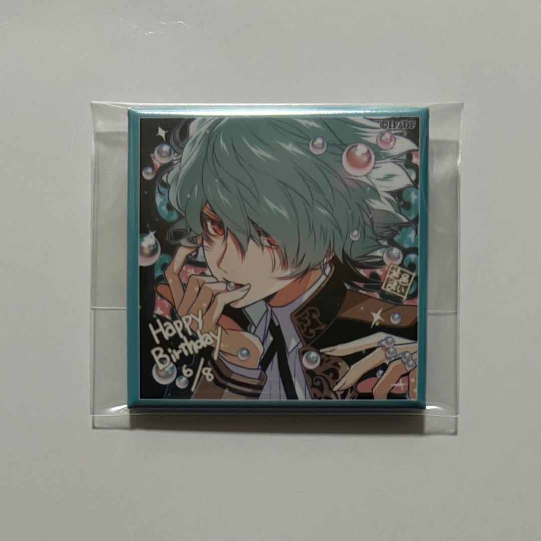 笹塚尊 バースデー スクエア缶バッジ Collar×Malice カラマリ