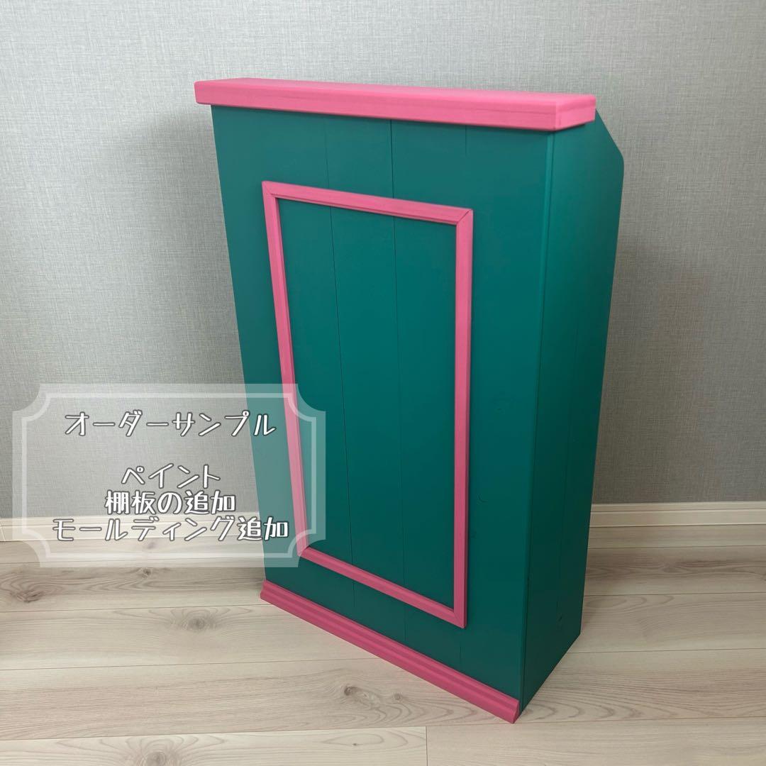 マルシェ•展示販売のレジ台に♪杉無垢材を使ったかわいいレジカウンター 折り畳み式