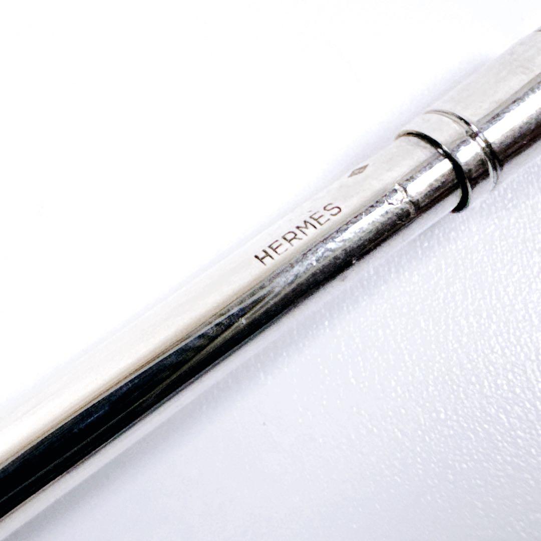 Hermes エルメス チェーン付き ボールペン シルバー