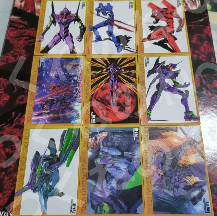 エヴァ　ＣＤＭカード 第４集 EV1〜9 初号機 弐号機 零号機