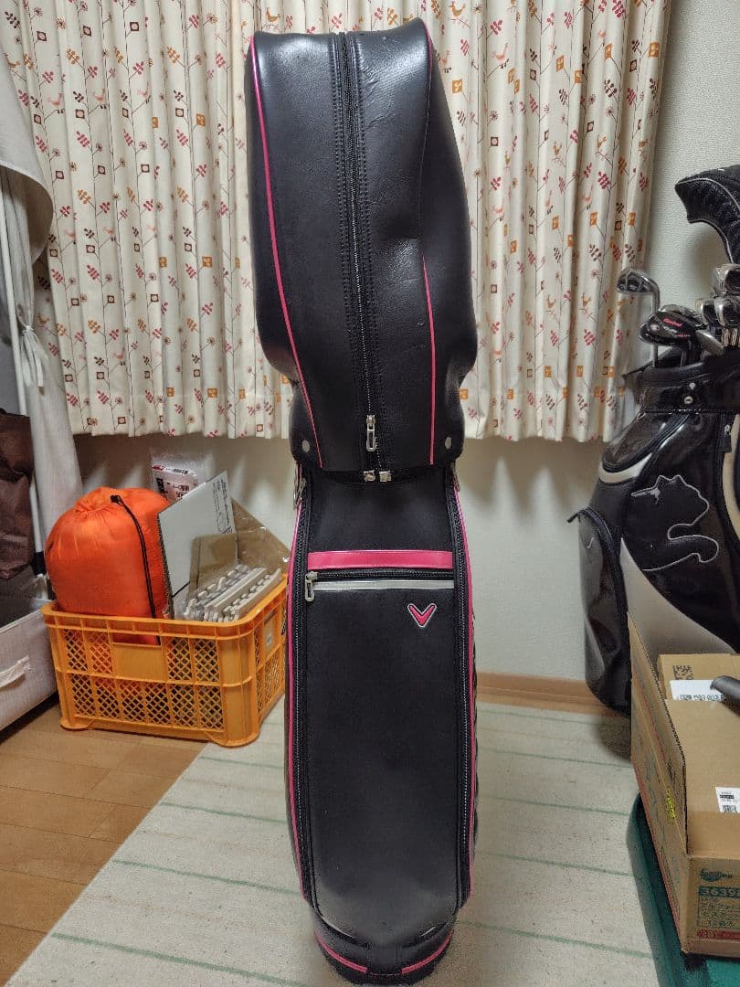 Callaway ゴルフキャディバッグ ブラック/ピンク