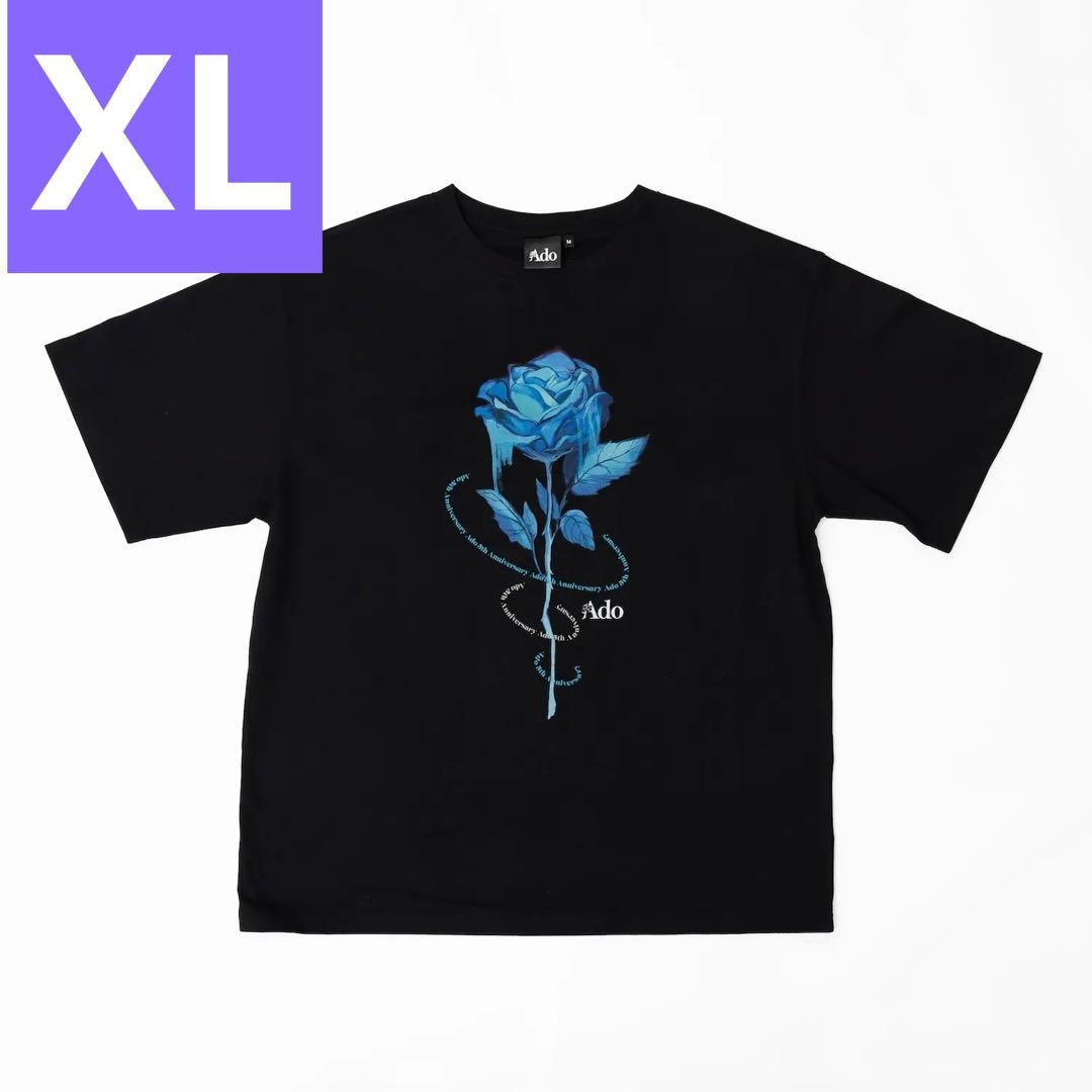 XL Ado 5th Anniversary ブルーローズTシャツ　よだか