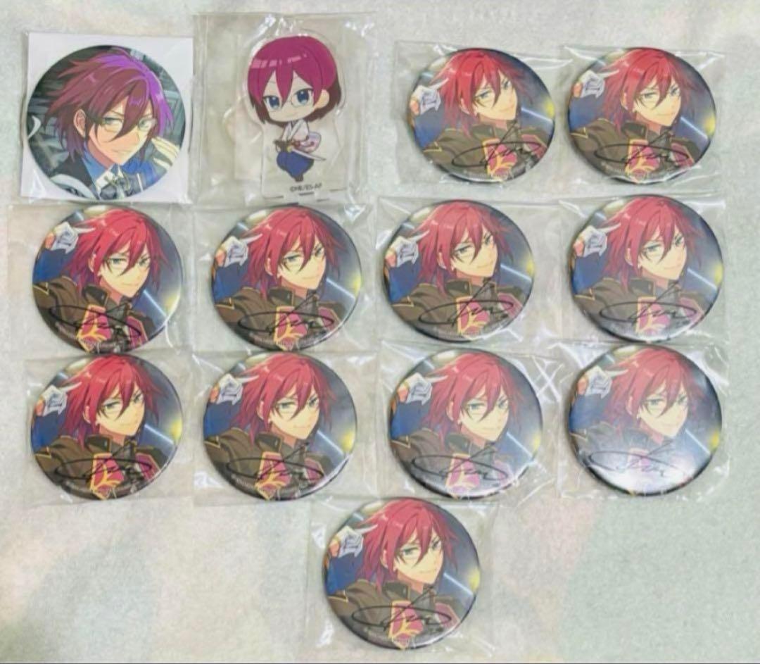 あんスタ　茨　ポトレ缶11個　5周年缶バッジ　アクスタ