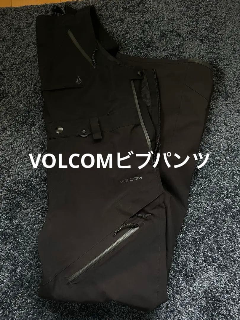VOLCOM GORE-TEX ブラックスノーボードウェア