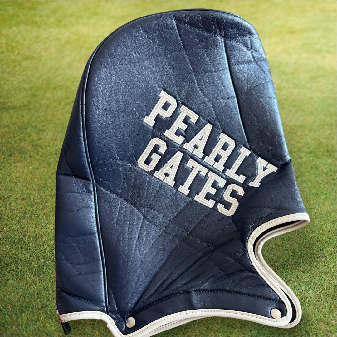 パーリーゲイツ　キャディバッグ　ショルダー式　スタンド式　軽量　紺　ネイビー