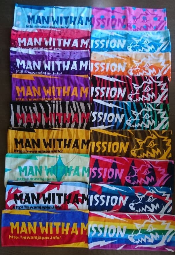 man with a mission マフラータオル 82種類 グッズ セット