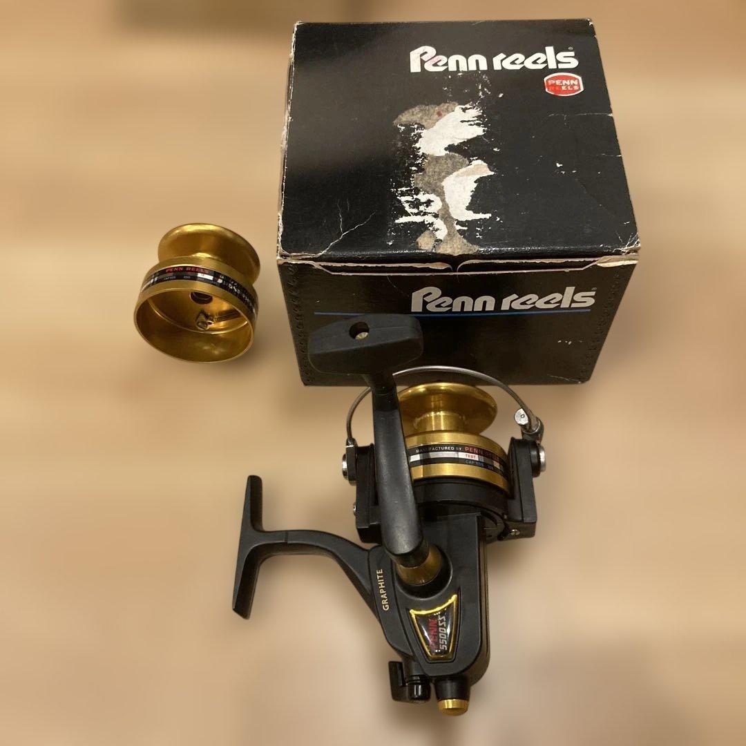 Penn 5500SS スピニングリール 替えスプール付き