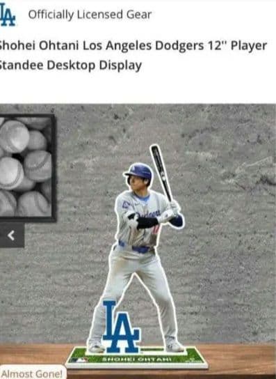 大谷翔平スタンディパネル 　ロサンゼルス・ドジャース