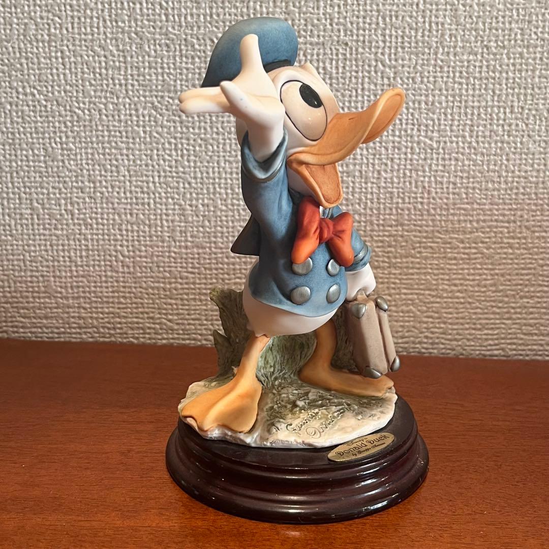 ジョゼッペアルマーニ　ドナルドダック　ディズニー　陶器　人形　置物　オブジェ