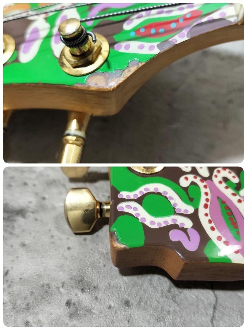 FERNANDES MG-Jr ミニエレキギター HIDEモデル サイケ柄