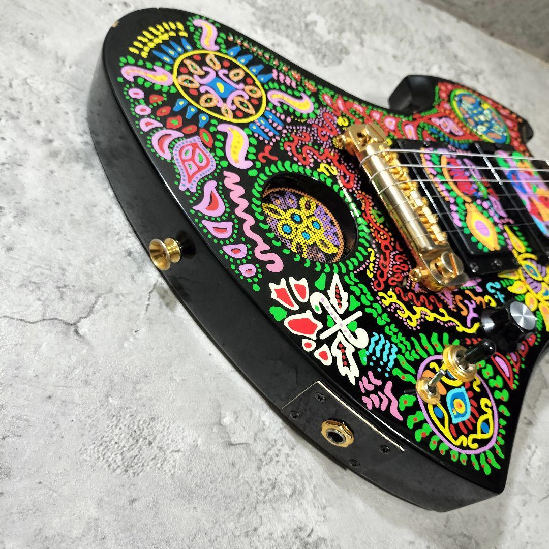 FERNANDES MG-Jr ミニエレキギター HIDEモデル サイケ柄