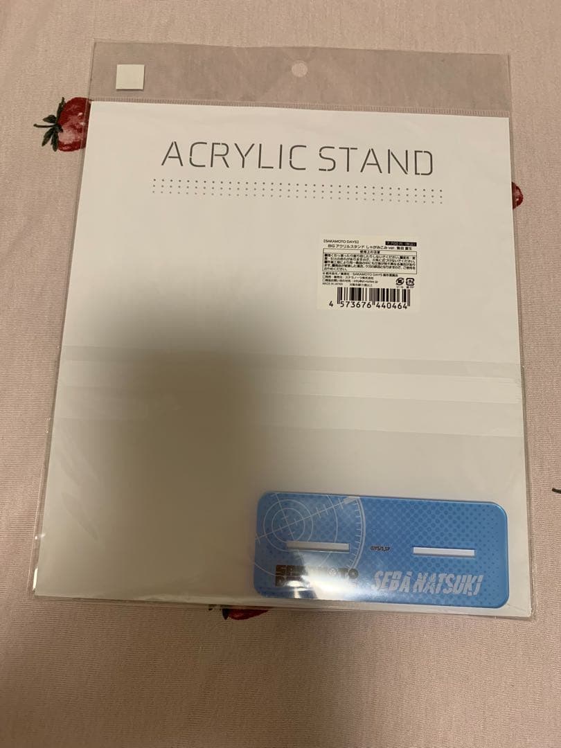 SAKAMOTODAYS BIGアクリルスタンド　しゃがみこみver 勢羽夏生