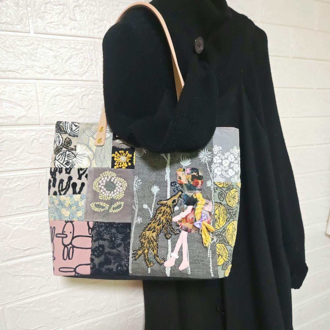 ハンドメイド　ミナペルホネン　バッグ　スーちゃん