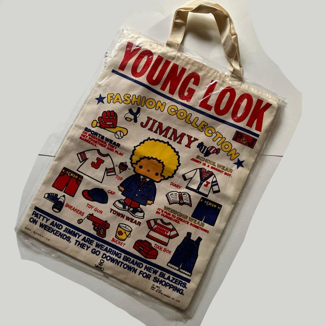 パティ&ジミー　トートバッグ　バッグ　手提げ　1976 サンリオ　未使用