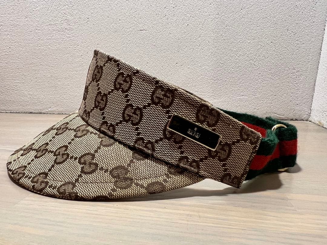 Gucci グッチ GGパターンサンバイザー　サイズS 男女兼用