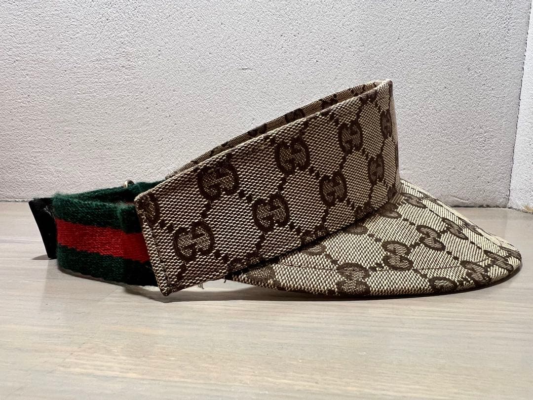 Gucci グッチ GGパターンサンバイザー　サイズS 男女兼用