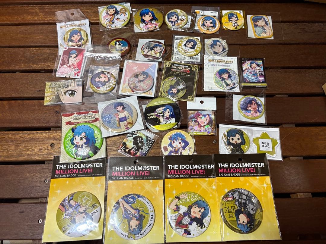 アイドルマスター ミリオンライブ! 七尾百合子 缶バッジ 30個