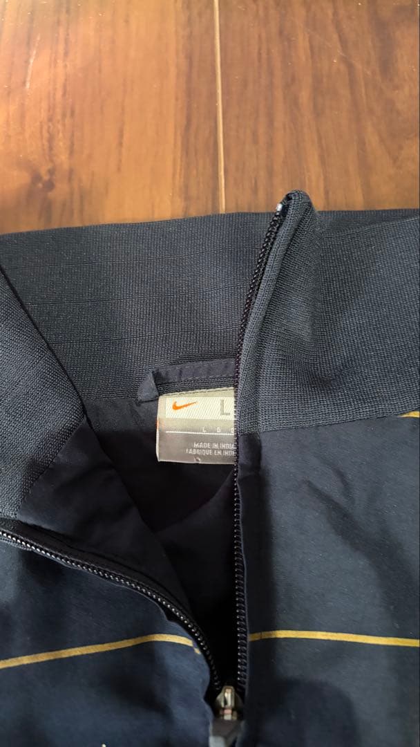 【美品】08-09 NIKE インテルミラノ ナイロン ジャケット ブルゾン Ｌ