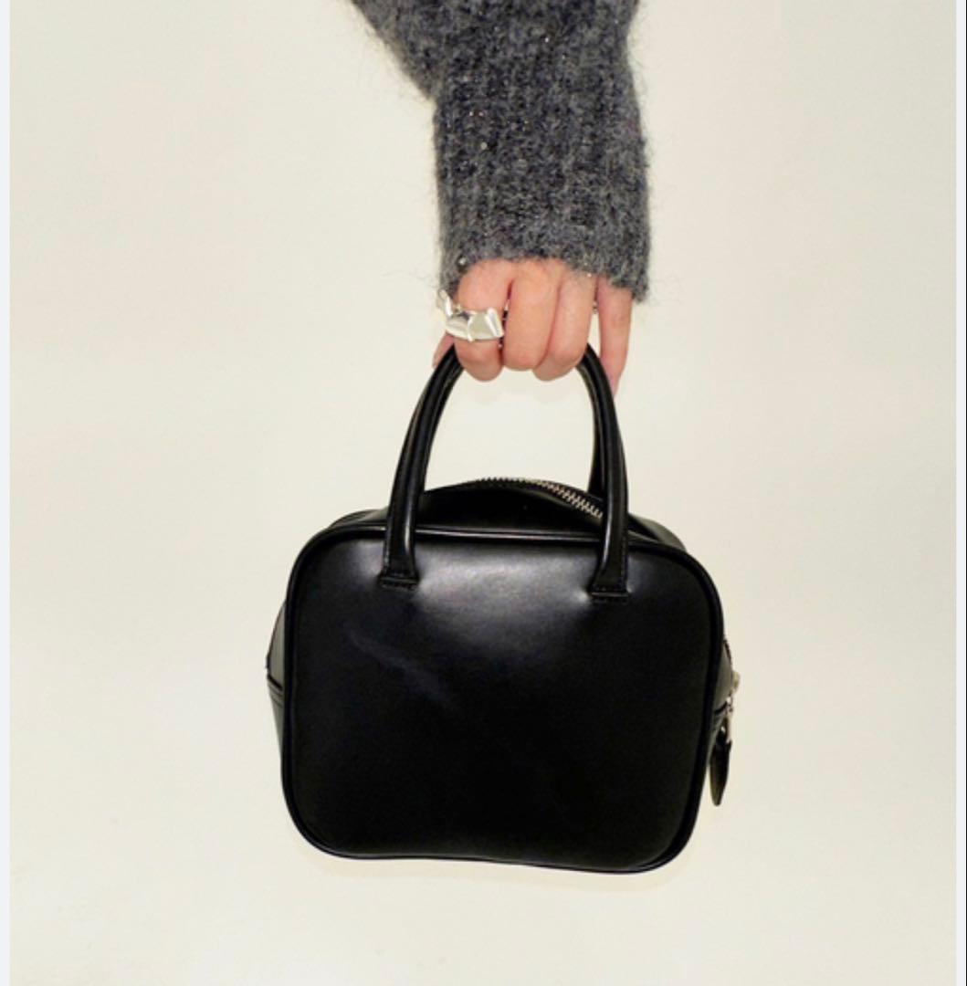 バッグ edit for lulu abc leather mini bag