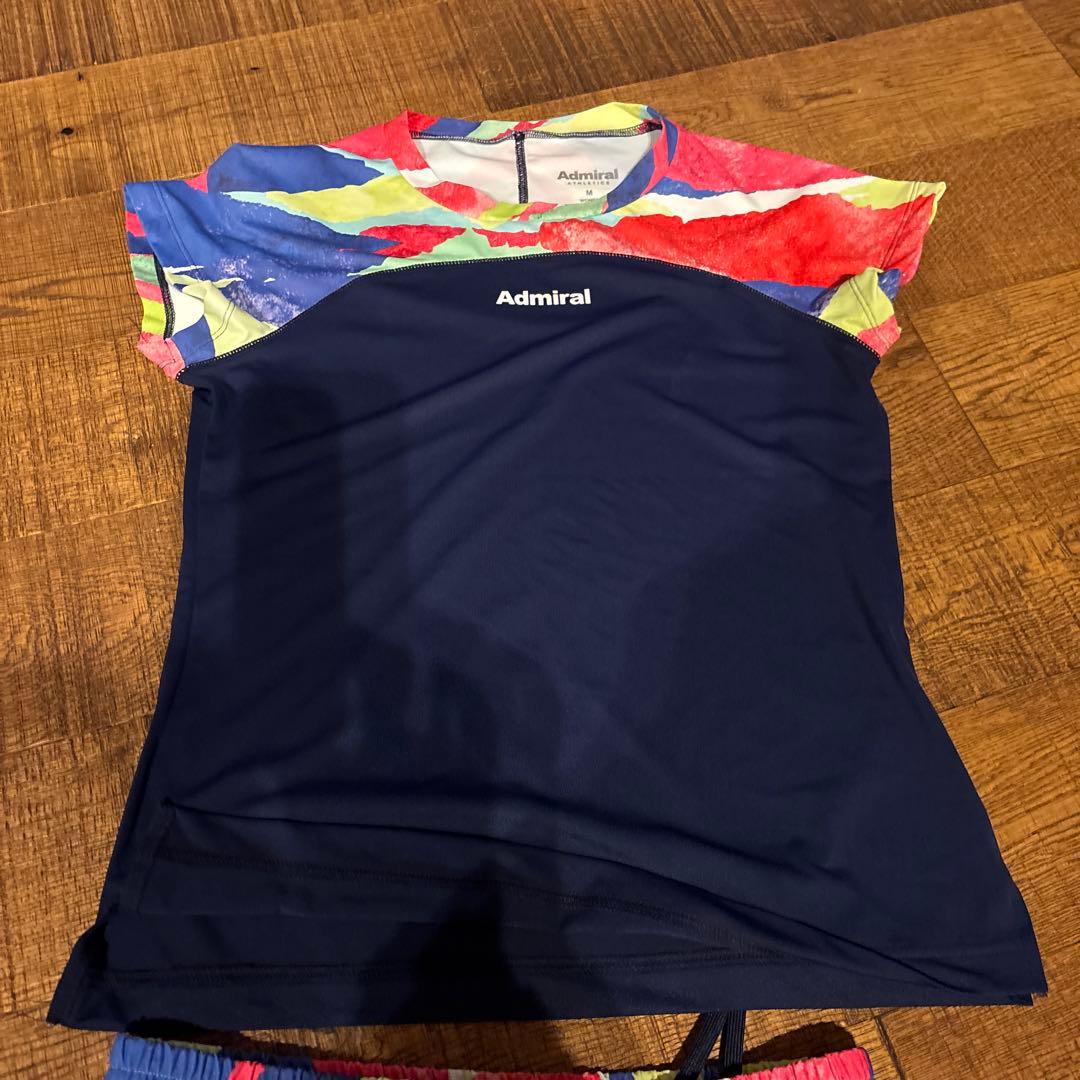 Admiral テニスウェア セット ネイビー/マルチカラー