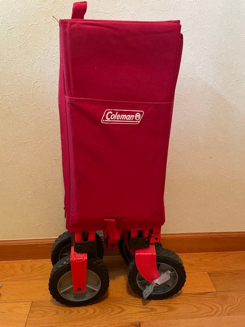 お値引きしました コールマン 耐荷重100キロ キャリーカート アウトドアワゴン