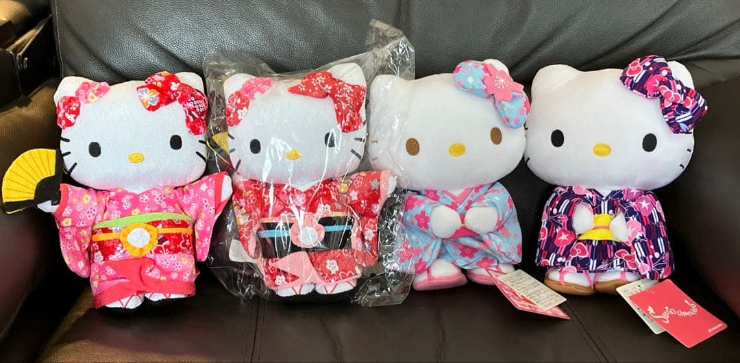 ハローキティ ぬいぐるみ　着物　レア　レトロ　希少