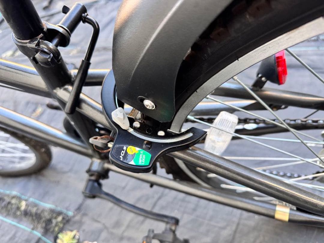 Super Boy 子供用　自転車 ブラック バスケット付き