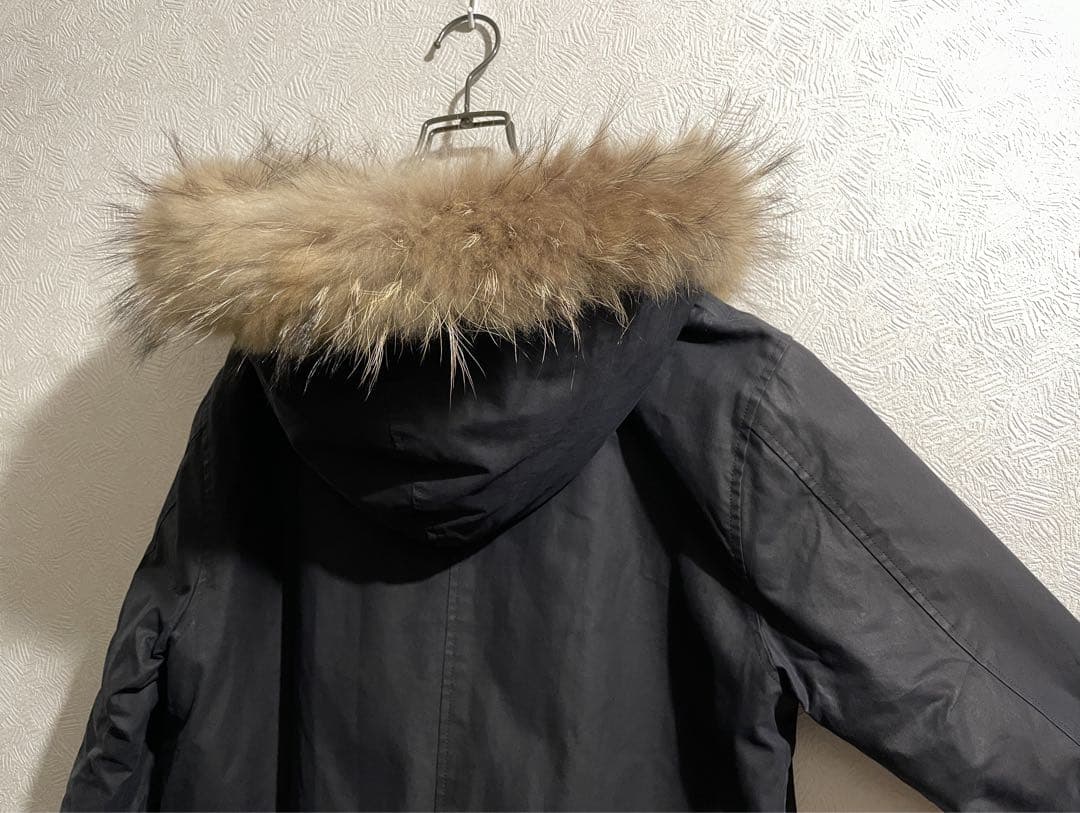 A.P.C. ラクーン ファー モッズコート / アーペーセー ミリタリー