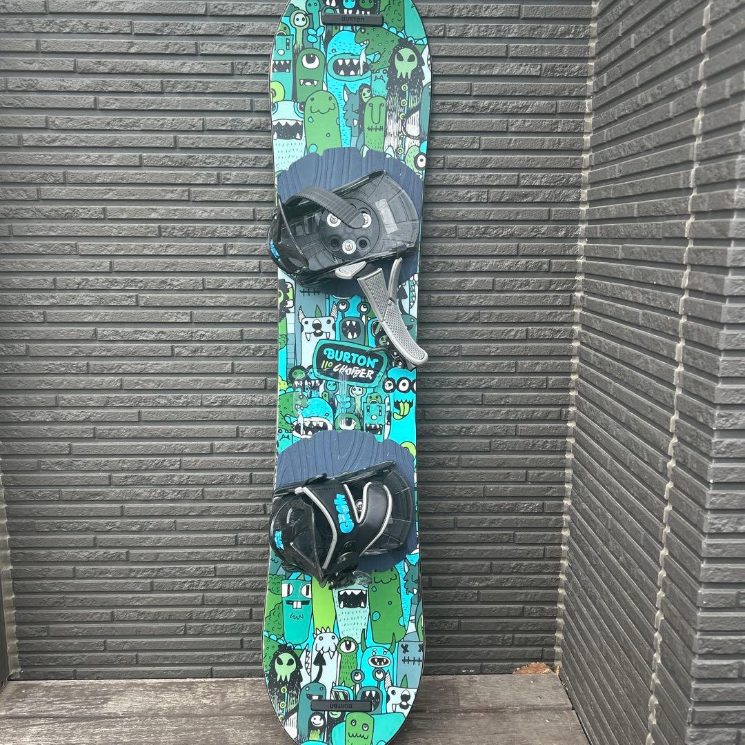Burton 110cm スノーボード　ビンディングセット