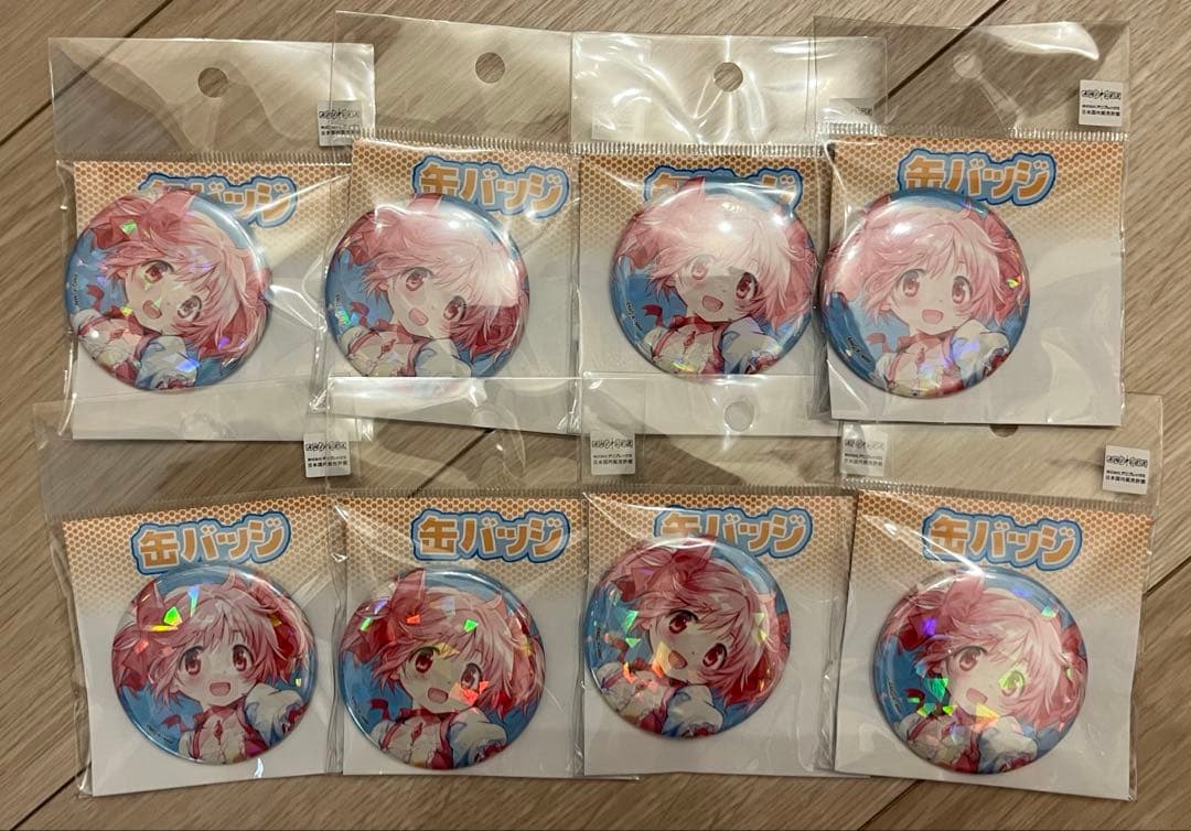 鹿目まどか　ホログラム缶バッジ　８個　まどか☆マギカ　まどマギ　マギアレコード