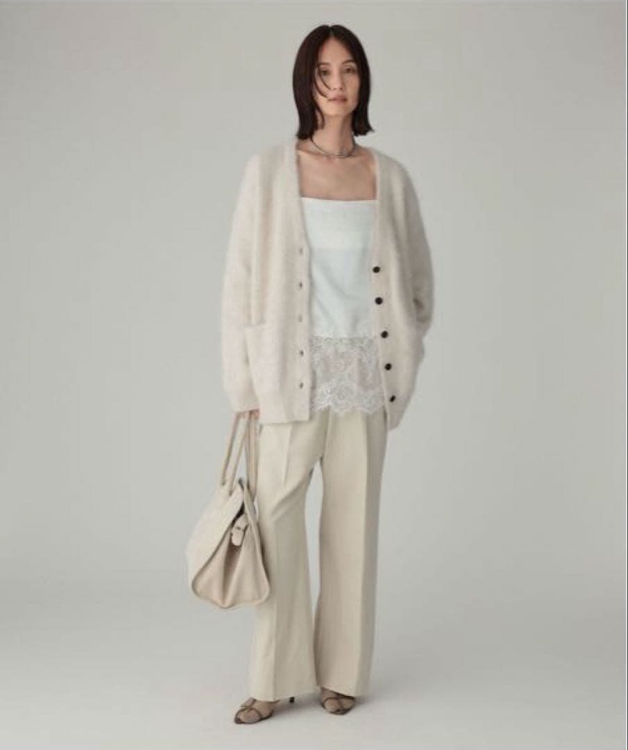 今季新品☆バビロン☆ヘムレースキャミソール　オフホワイト