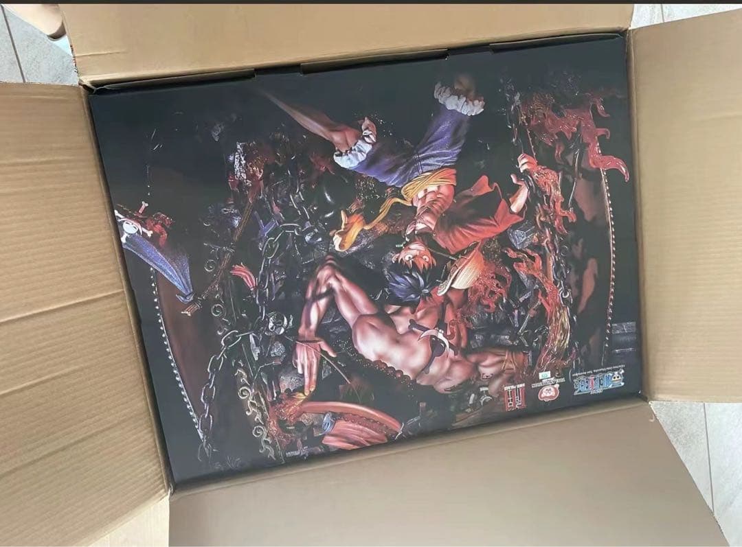 ワンピース エース vs ルフィ ガレージキット ガレキ スタチュー①