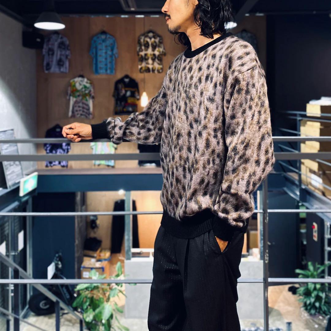 トップス WACKOMARIA MOHAIR CREW NECK SWEATER