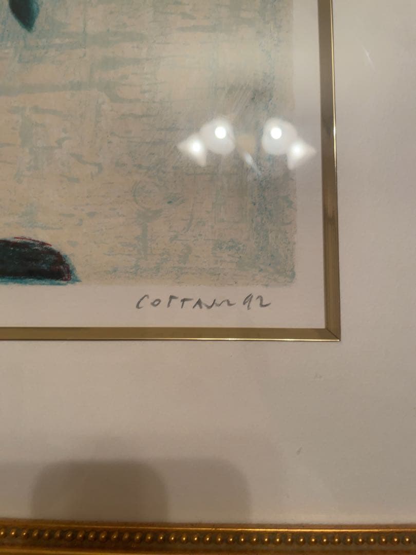 ローズルージュ　アンドレ・コタボ　鉛筆サイン　フランス　美術品　希少