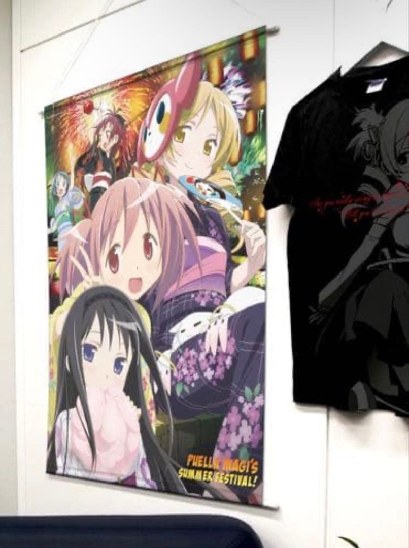 魔法少女まどか⭐︎マギカ タペストリー 夏祭り 浴衣