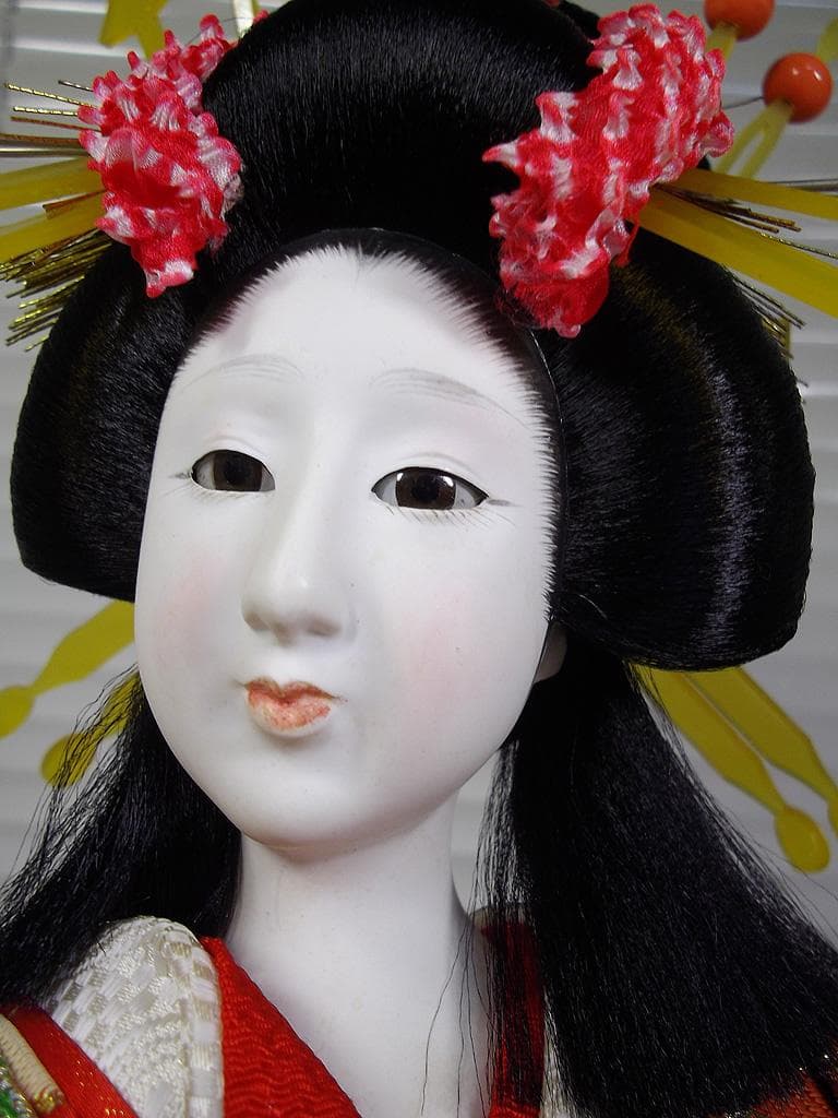 高さ55cm 日本人形 花魁人形 おいらん 玉眼入り