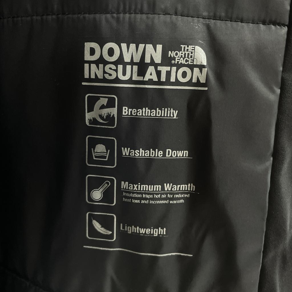 ノースフェイス　ロングダウン　ダウンジャケット　ベンチコート　ブラック　メンズL