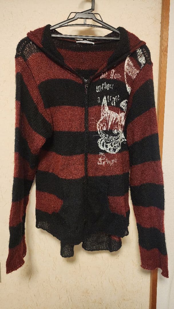 プトマヨ　putumayo　ダブルジップパーカー　チェシャ猫　アリス　ボーダー