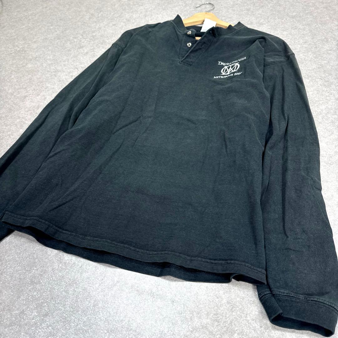 希少 00s DREAM THEATER ヴィンテージ ヘンリーネック バンT