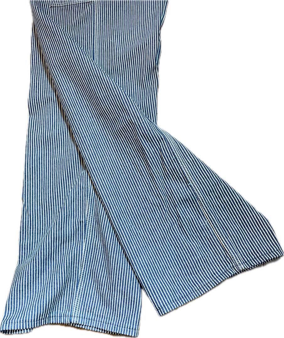 【美品】Carhartt カーハート ヒッコリーストライプ デニムオーバーオール