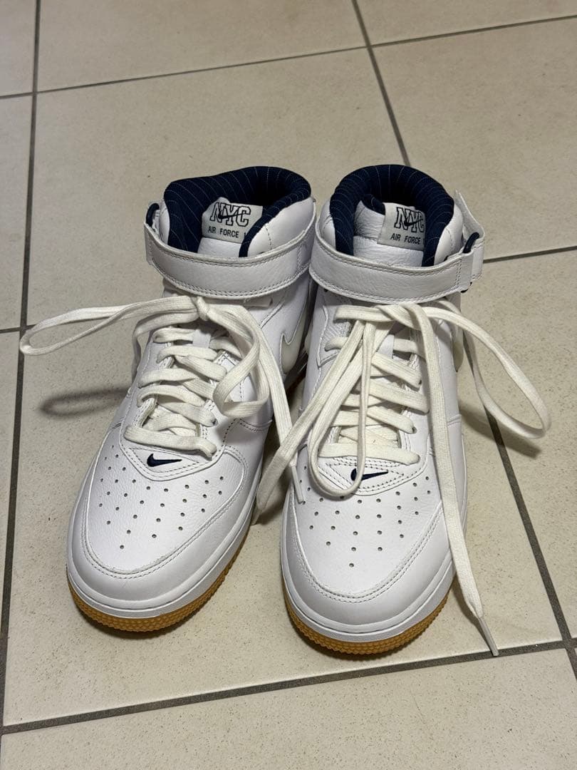 シューズ(男性用) Nike Air Forcc 1 Mid NYC White