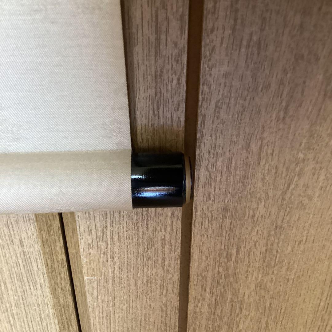 素　仙　筆　　【　絹本彩色画　・雲上観音図　】　自題共箱　軸先漆仕立木　610