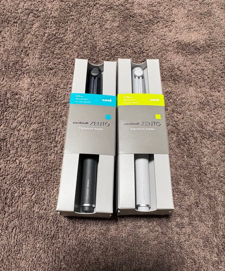 ユニボールゼント シグニチャーモデル 0.5 0.38 2本セット