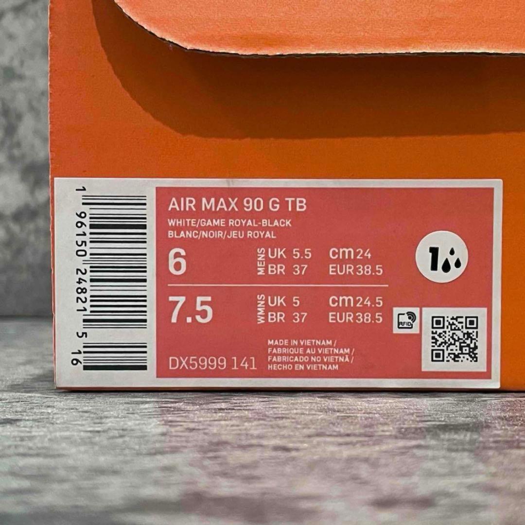 NIKE AIR MAX 90 G 青 24.5 ナイキ エアマックス ゴルフ