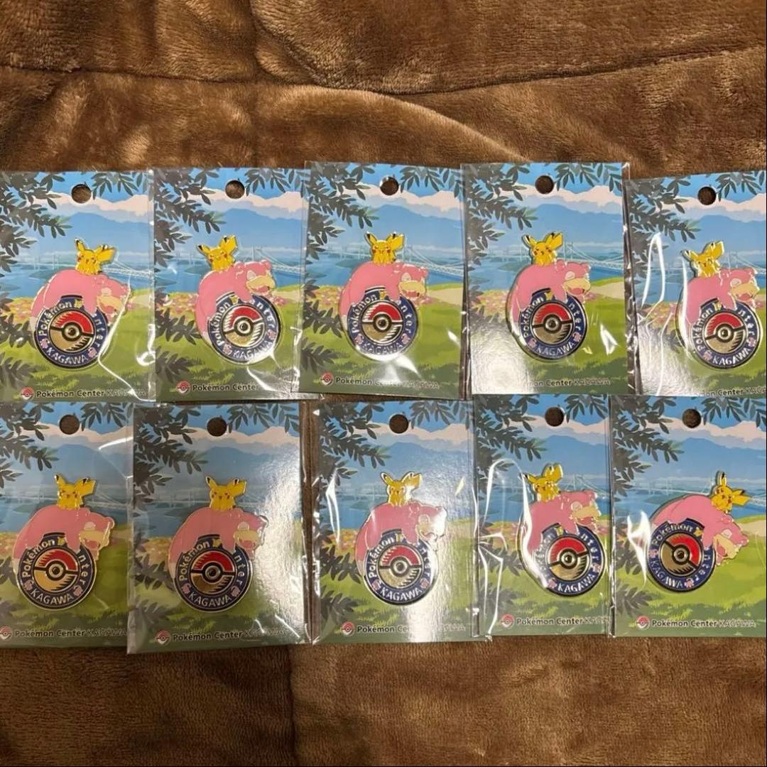 ポケモンセンター　カガワ　ロゴピンズ