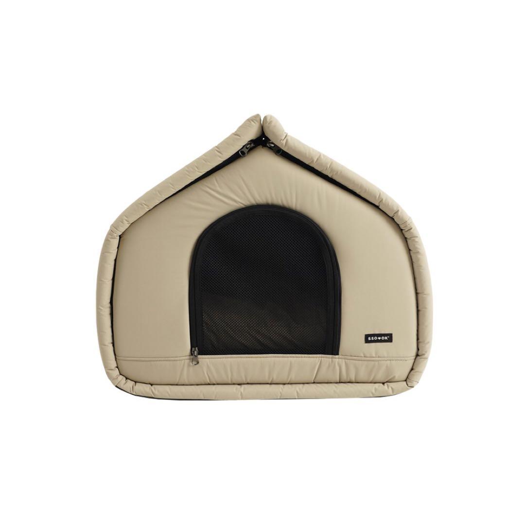 SSOOOKハウスV.3 Mサイズ フロント拡張マットレス付 オリーブグリーン