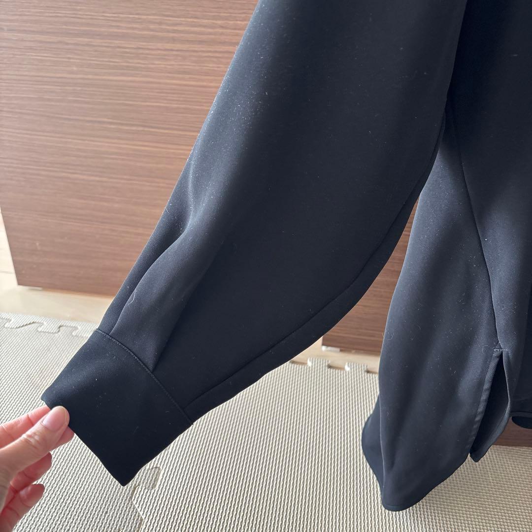 ENFÖLD エンフォルド 長袖バンドカラーシャツ