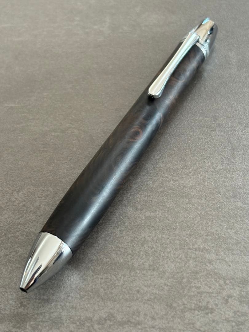 工房楔 トレチェーレ 黒檀 瘤杢 回転式 ボールペン シャープペンシル イベント