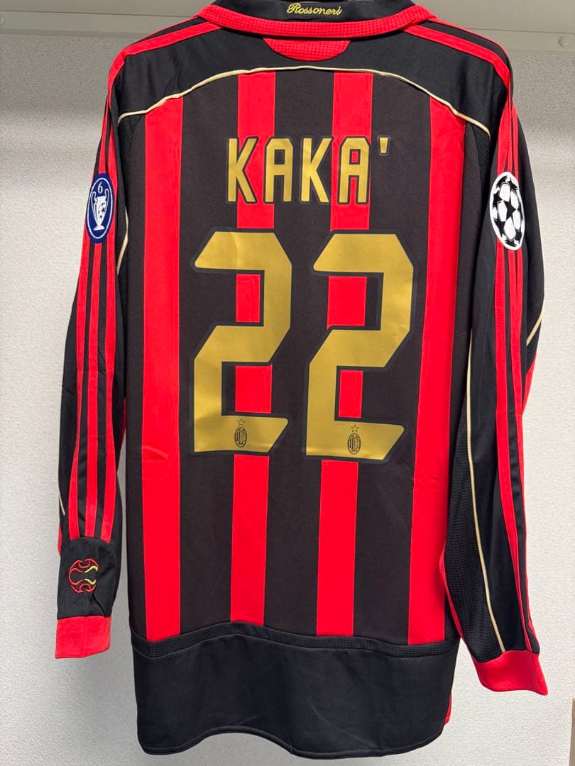 ト*タ様 ACミラン KAKA' 22番 シャツLサイズ